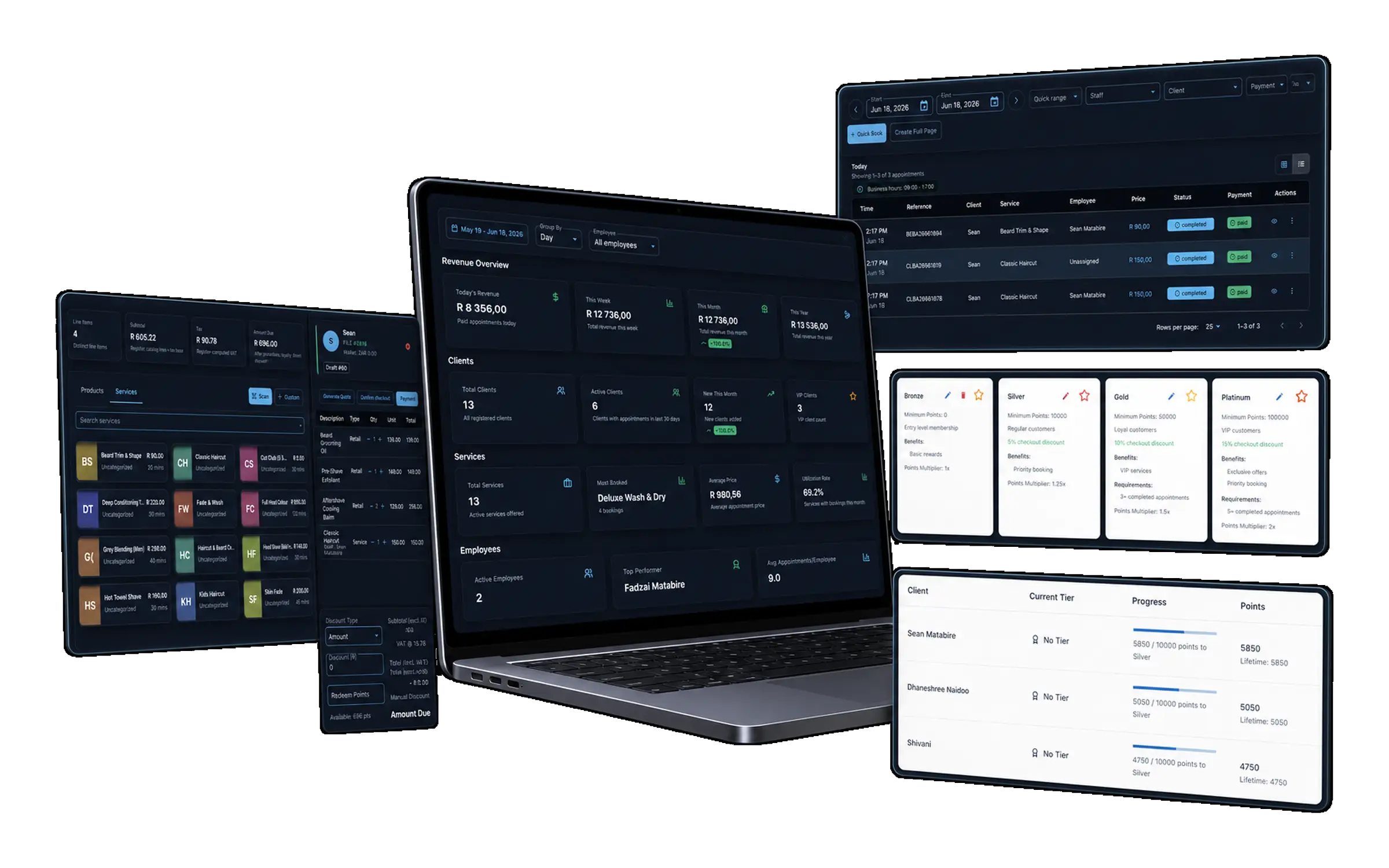 Zuri Client Lync dashboard